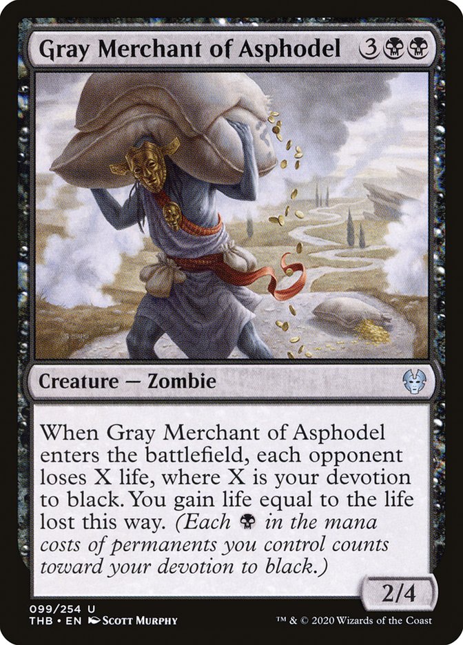 Gray Merchant of Asphodel [Theros Beyond Death] | Gear Gaming Fayetteville
