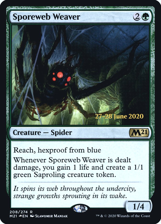 Sporeweb Weaver [Core Set 2021 Prerelease Promos] | Gear Gaming Fayetteville