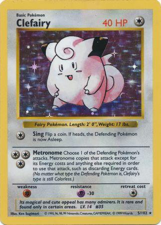 Clefairy (5/102) [Base Set Shadowless Unlimited] | Gear Gaming Fayetteville