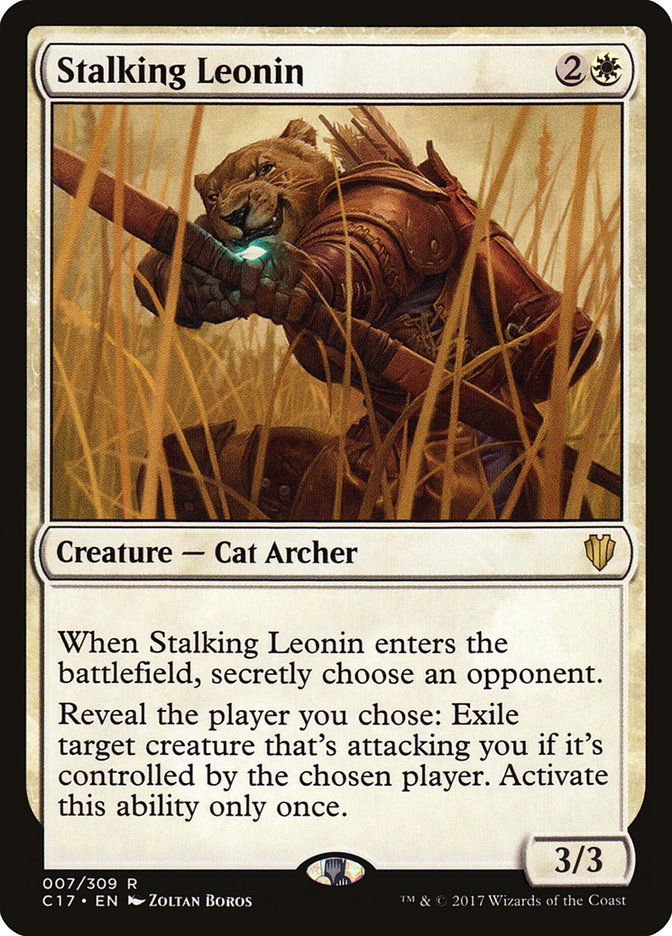 Stalking Leonin [Commander 2017] | Gear Gaming Fayetteville