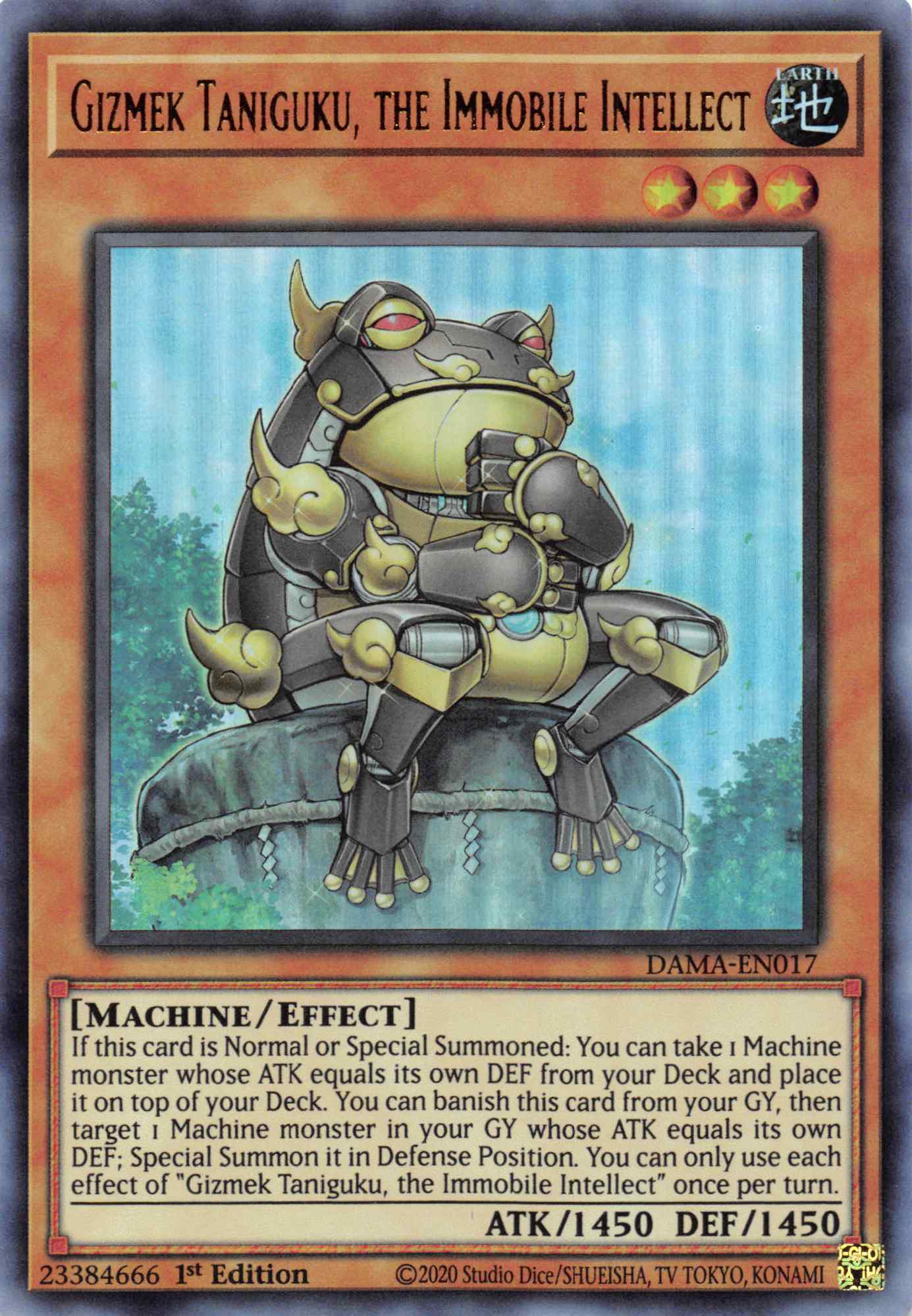 Gizmek Taniguku, the Immobile Intellect [DAMA-EN017] Ultra Rare | Gear Gaming Fayetteville