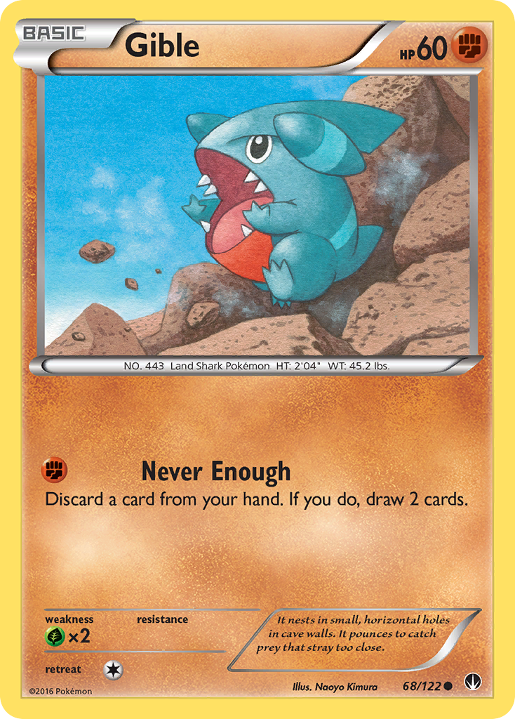 Gible (68/122) [XY: BREAKpoint] | Gear Gaming Fayetteville