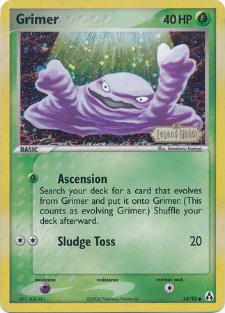 Grimer (54/92) (Stamped) [EX: Legend Maker] | Gear Gaming Fayetteville