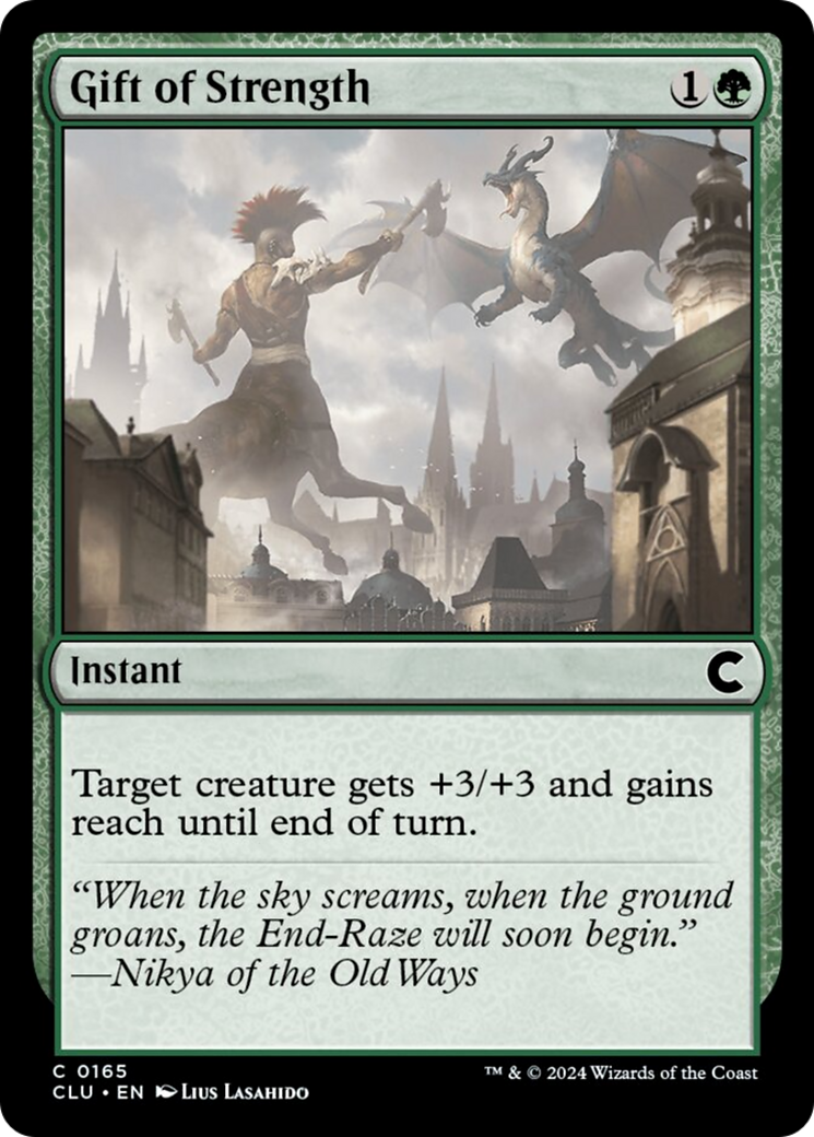 Gift of Strength [Ravnica: Clue Edition] | Gear Gaming Fayetteville