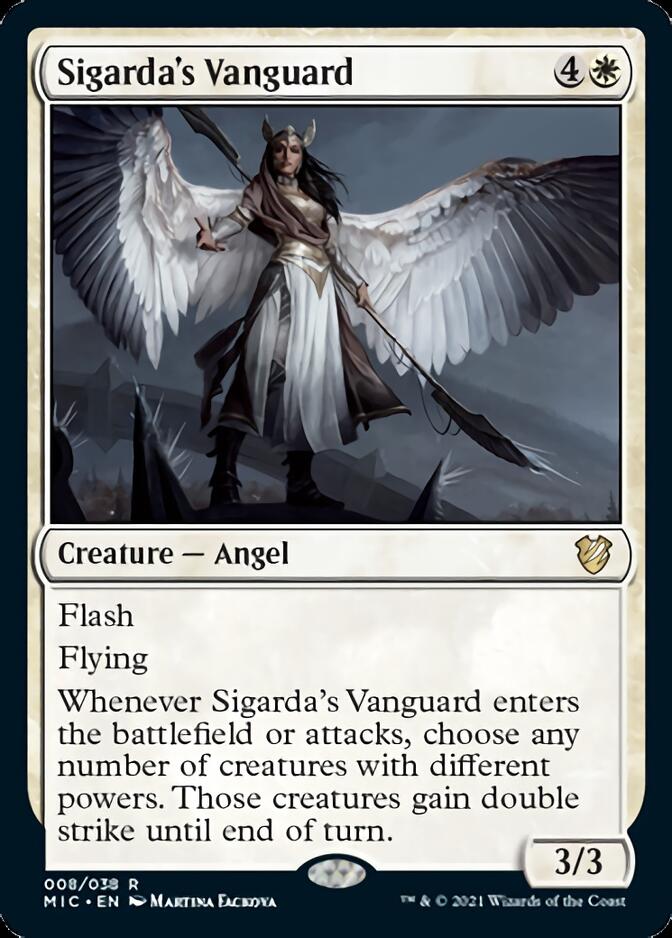 Sigarda's Vanguard [Innistrad: Midnight Hunt Commander] | Gear Gaming Fayetteville