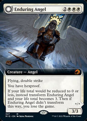 Enduring Angel // Angelic Enforcer (Extended Art) [Innistrad: Midnight Hunt] | Gear Gaming Fayetteville