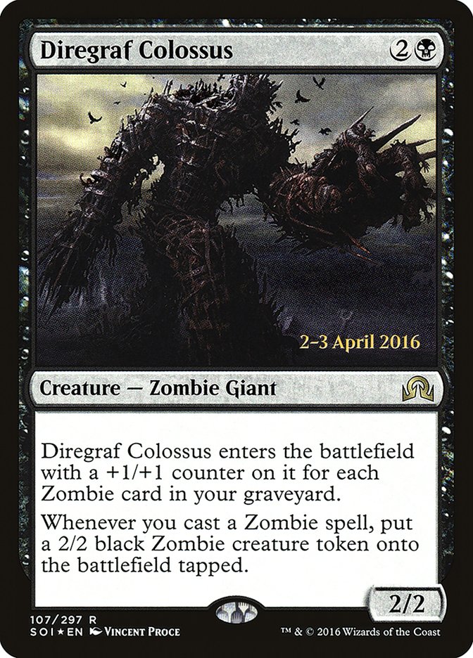 Diregraf Colossus [Shadows over Innistrad Prerelease Promos] | Gear Gaming Fayetteville