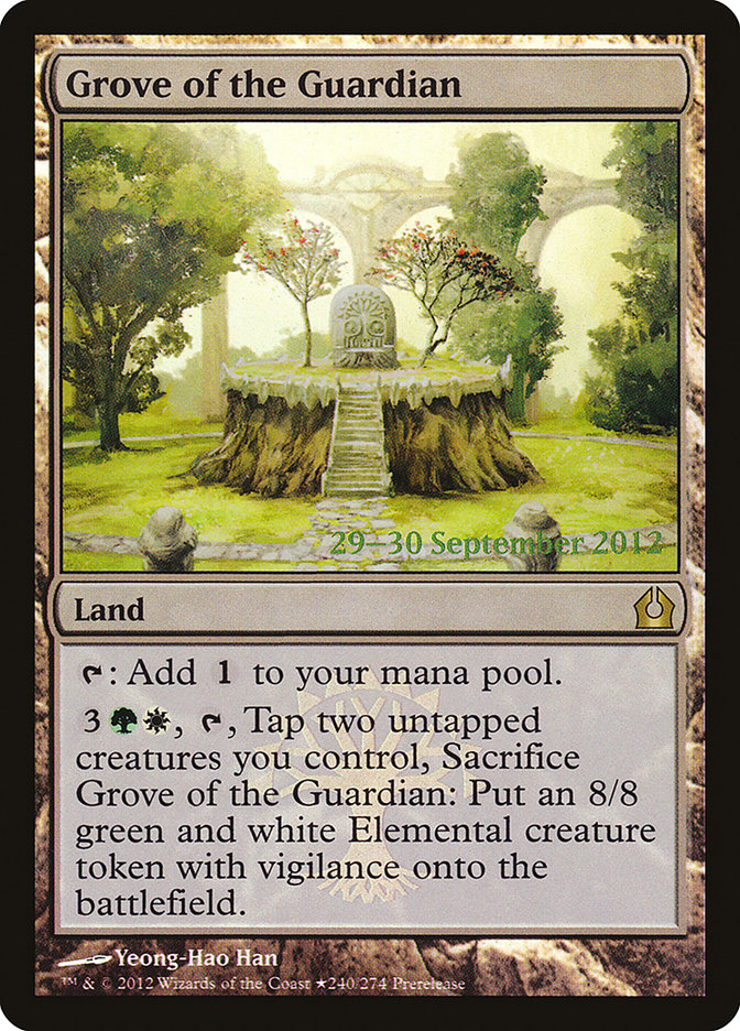 Grove of the Guardian [Return to Ravnica Prerelease Promos] | Gear Gaming Fayetteville