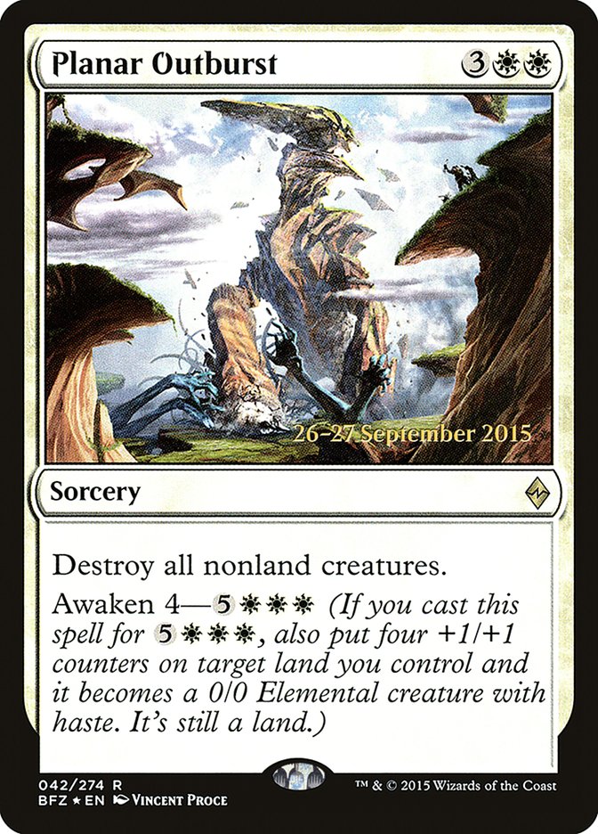 Planar Outburst [Battle for Zendikar Prerelease Promos] | Gear Gaming Fayetteville