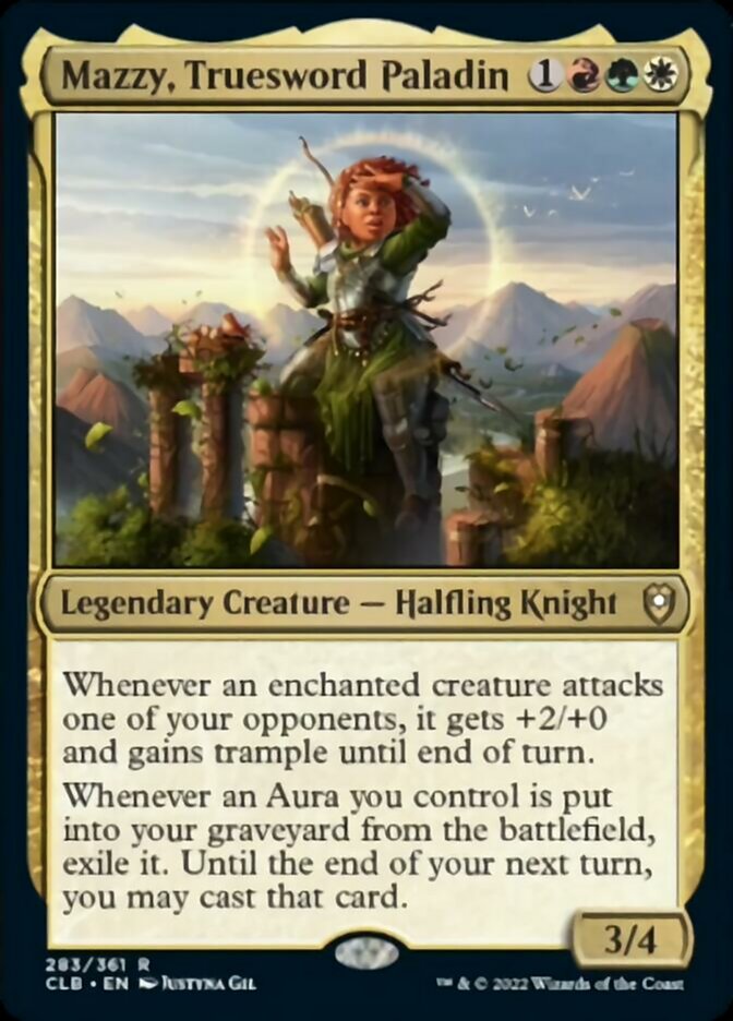 Mazzy, Truesword Paladin [Commander Legends: Battle for Baldur's Gate] | Gear Gaming Fayetteville
