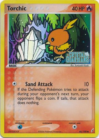 Torchic (66/100) (Stamped) [EX: Crystal Guardians] | Gear Gaming Fayetteville