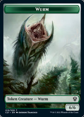 Wurm // Kraken Double-Sided Token [Commander 2021 Tokens] | Gear Gaming Fayetteville