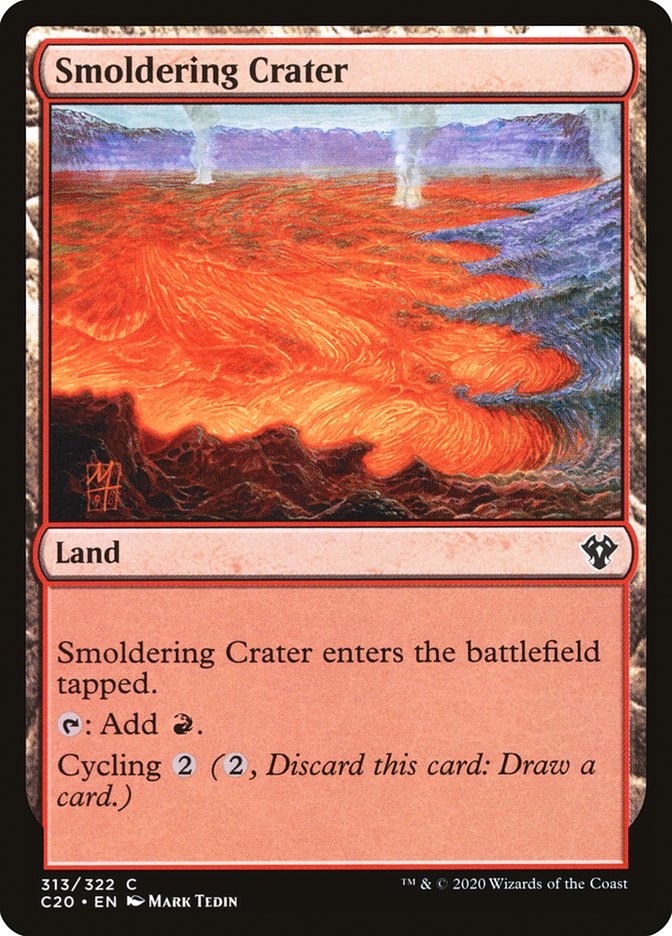 Smoldering Crater [Commander 2020] | Gear Gaming Fayetteville