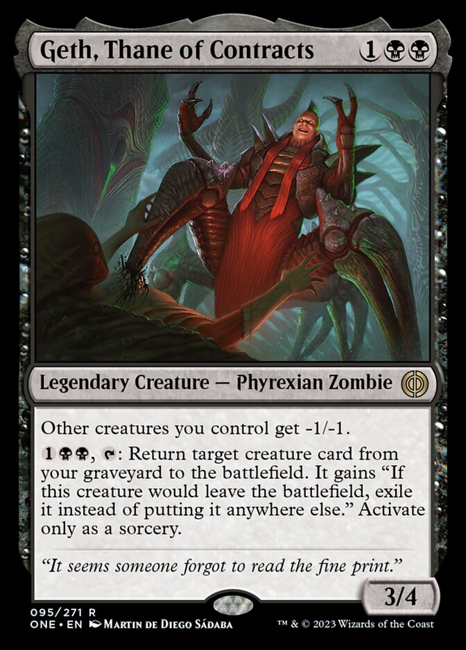 Geth, Thane of Contracts [Phyrexia: All Will Be One] | Gear Gaming Fayetteville