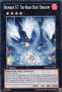 Number 57: Tri-Head Dust Dragon [Number Hunters] [NUMH-EN030] | Gear Gaming Fayetteville
