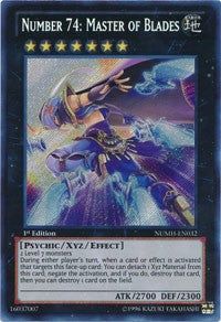 Number 74: Master of Blades [Number Hunters] [NUMH-EN032] | Gear Gaming Fayetteville