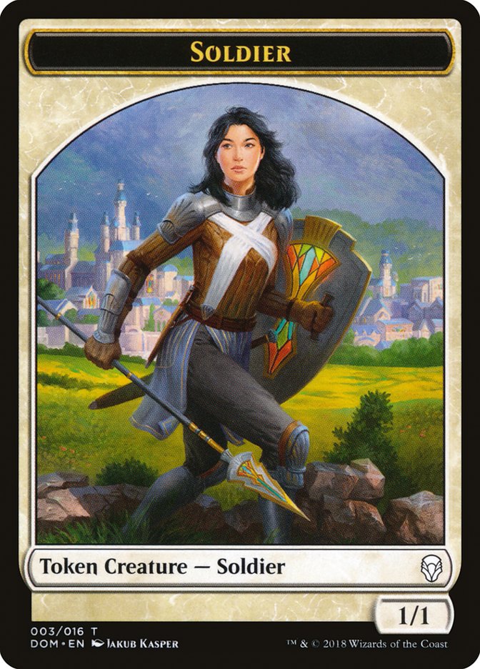 Soldier Token [Dominaria Tokens] | Gear Gaming Fayetteville