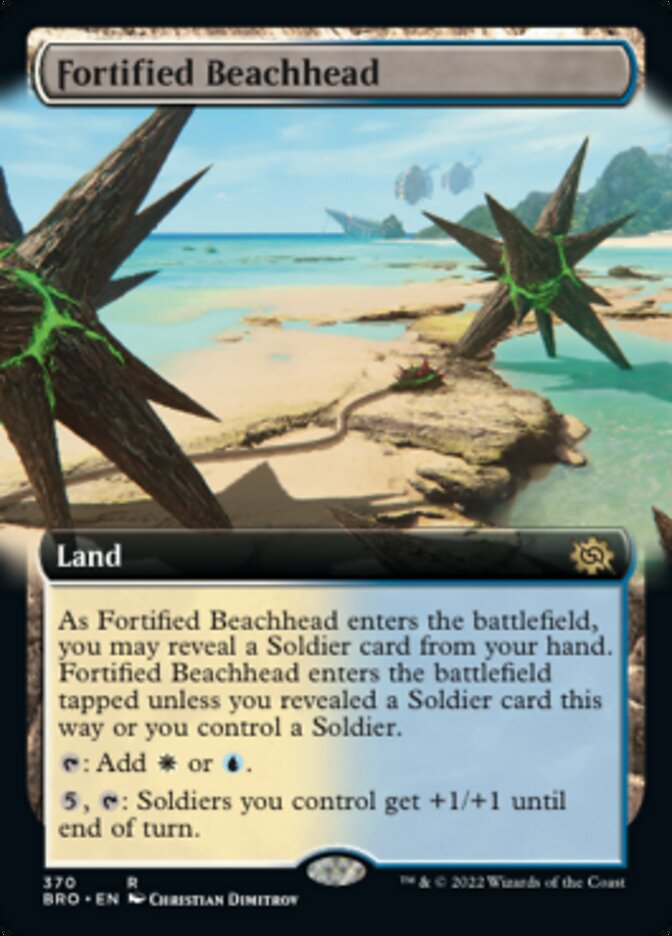 Fortified Beachhead (Extended Art) [The Brothers' War] | Gear Gaming Fayetteville