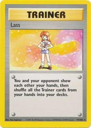 Lass (75/102) [Base Set Unlimited] | Gear Gaming Fayetteville