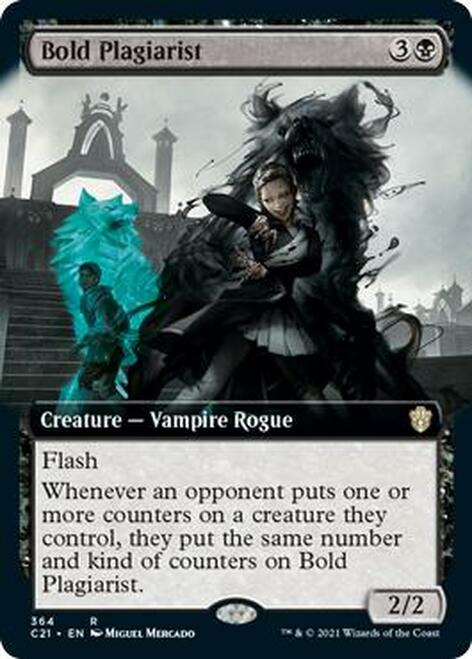 Bold Plagiarist (Extended Art) [Commander 2021] | Gear Gaming Fayetteville