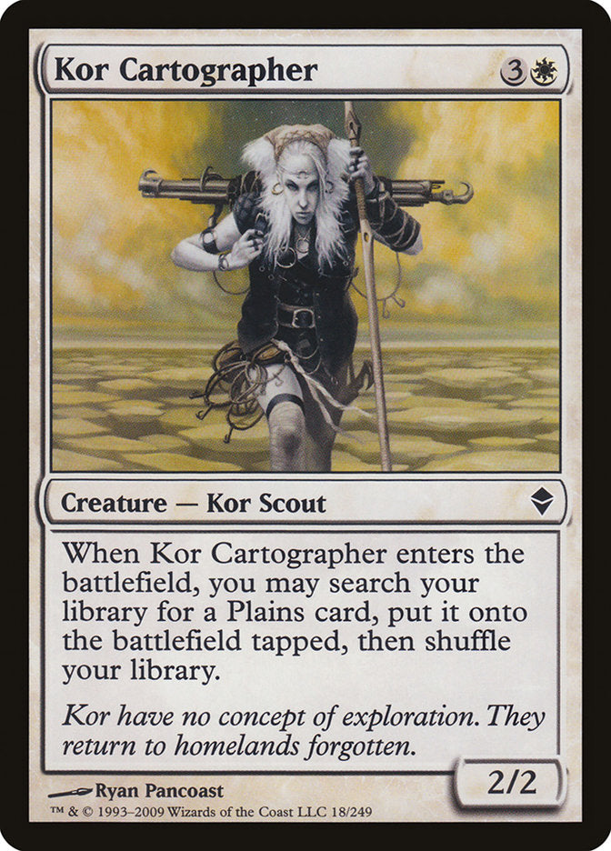 Kor Cartographer [Zendikar] | Gear Gaming Fayetteville