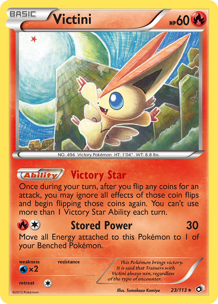 Victini (23/113) (Theme Deck Exclusive) [Black & White: Legendary Treasures] | Gear Gaming Fayetteville