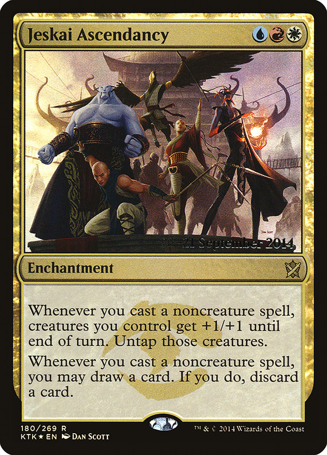 Jeskai Ascendancy [Khans of Tarkir Prerelease Promos] | Gear Gaming Fayetteville