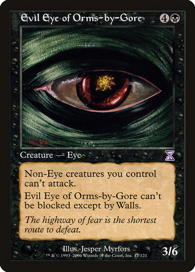 Evil Eye of Orms-by-Gore [Time Spiral Timeshifted] | Gear Gaming Fayetteville