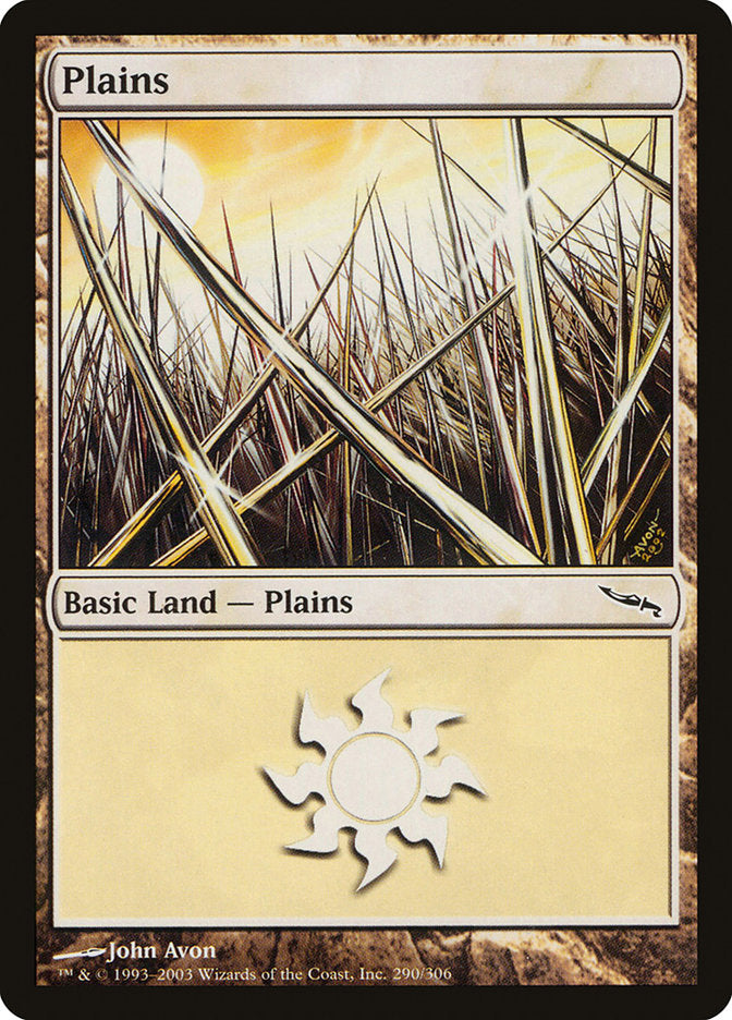 Plains (290) [Mirrodin] | Gear Gaming Fayetteville