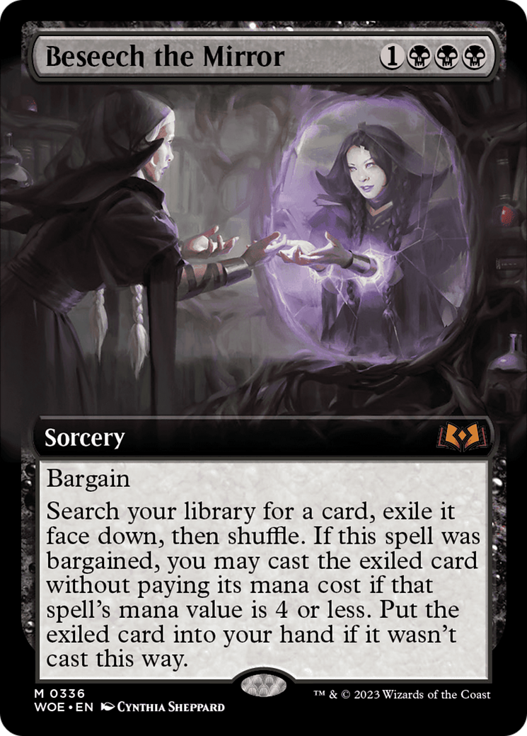 Beseech the Mirror (Extended Art) [Wilds of Eldraine] | Gear Gaming Fayetteville