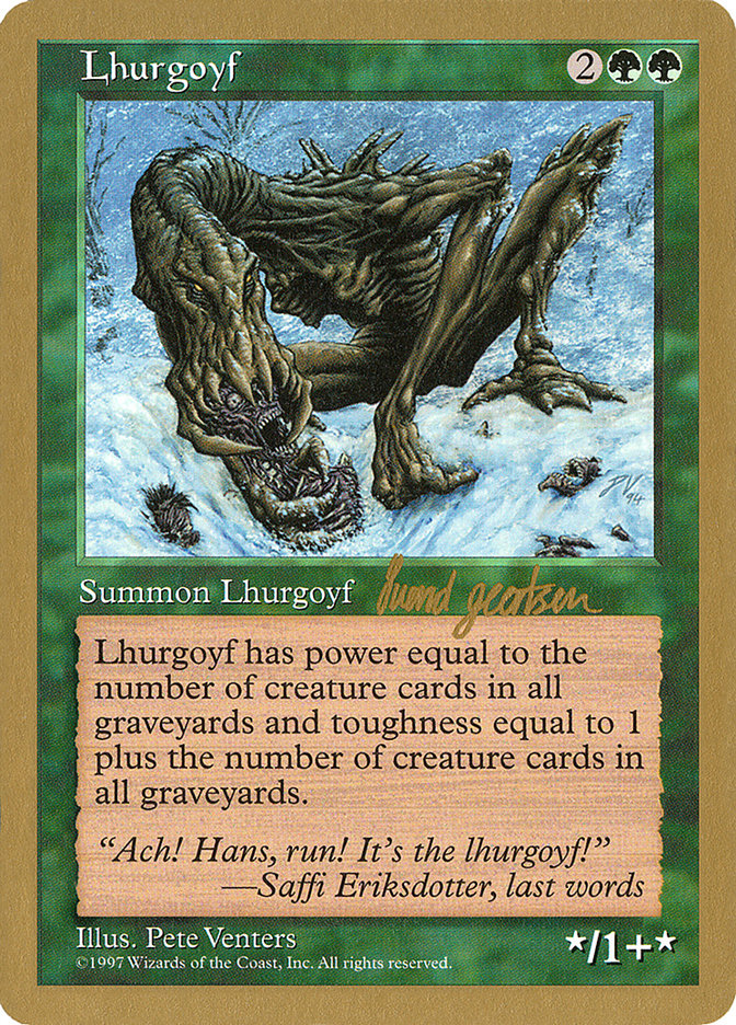 Lhurgoyf (Svend Geertsen) [World Championship Decks 1997] | Gear Gaming Fayetteville