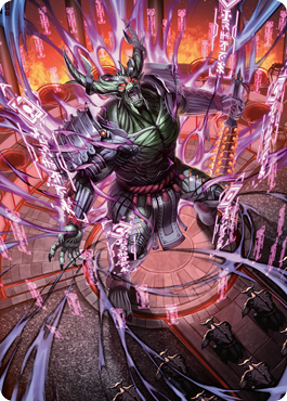 Hidetsugu, Devouring Chaos Art Card [Kamigawa: Neon Dynasty Art Series] | Gear Gaming Fayetteville