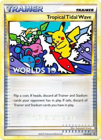 Tropical Tidal Wave (HGSS18) (Top 16) [HeartGold & SoulSilver: Black Star Promos] | Gear Gaming Fayetteville