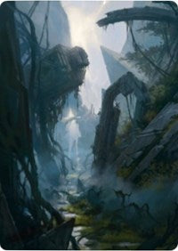 Swamp 2 Art Card [Zendikar Rising Art Series] | Gear Gaming Fayetteville