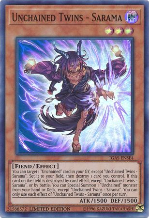 Unchained Twins - Sarama [IGAS-ENSE4] Super Rare | Gear Gaming Fayetteville