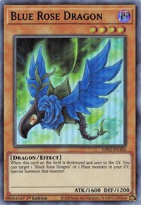 Blue Rose Dragon (Blue) [LDS2-EN104] Ultra Rare | Gear Gaming Fayetteville