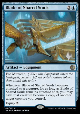 Blade of Shared Souls (Promo Pack) [Phyrexia: All Will Be One Promos] | Gear Gaming Fayetteville