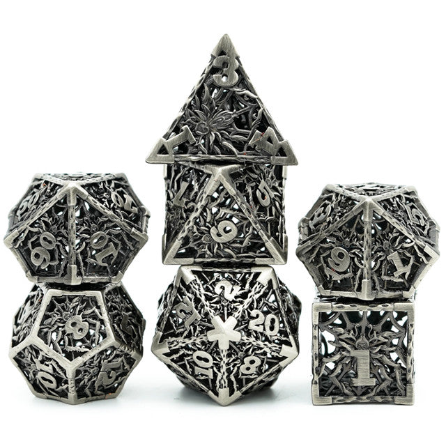 Spider Hollow Metal Dice Set | Gear Gaming Fayetteville