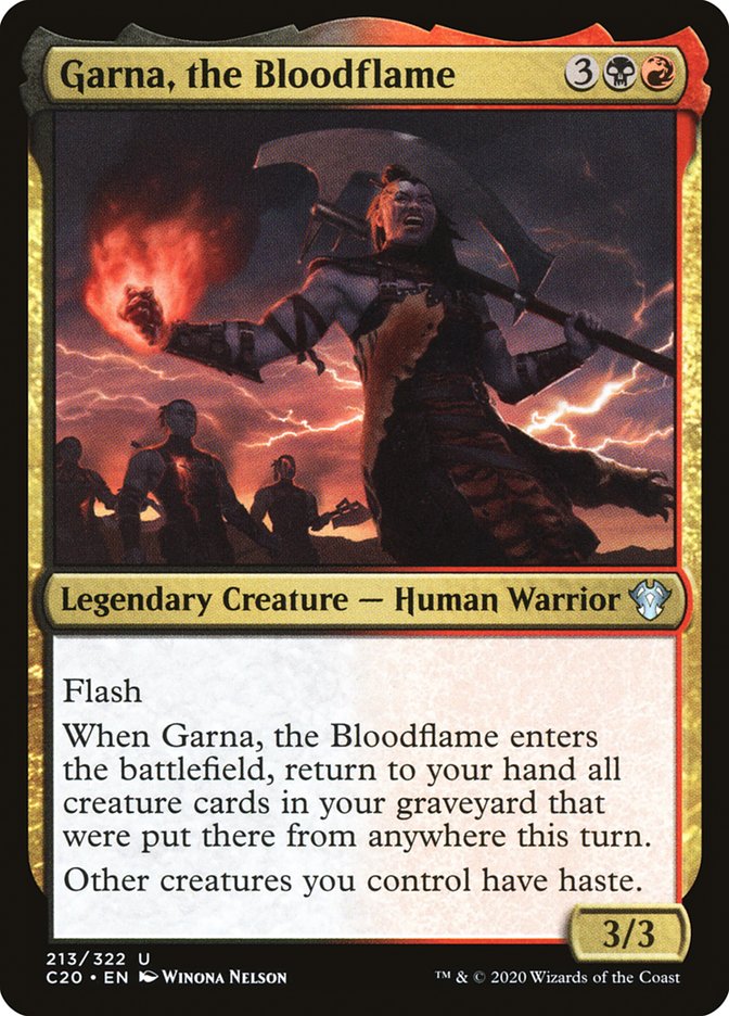 Garna, the Bloodflame [Commander 2020] | Gear Gaming Fayetteville