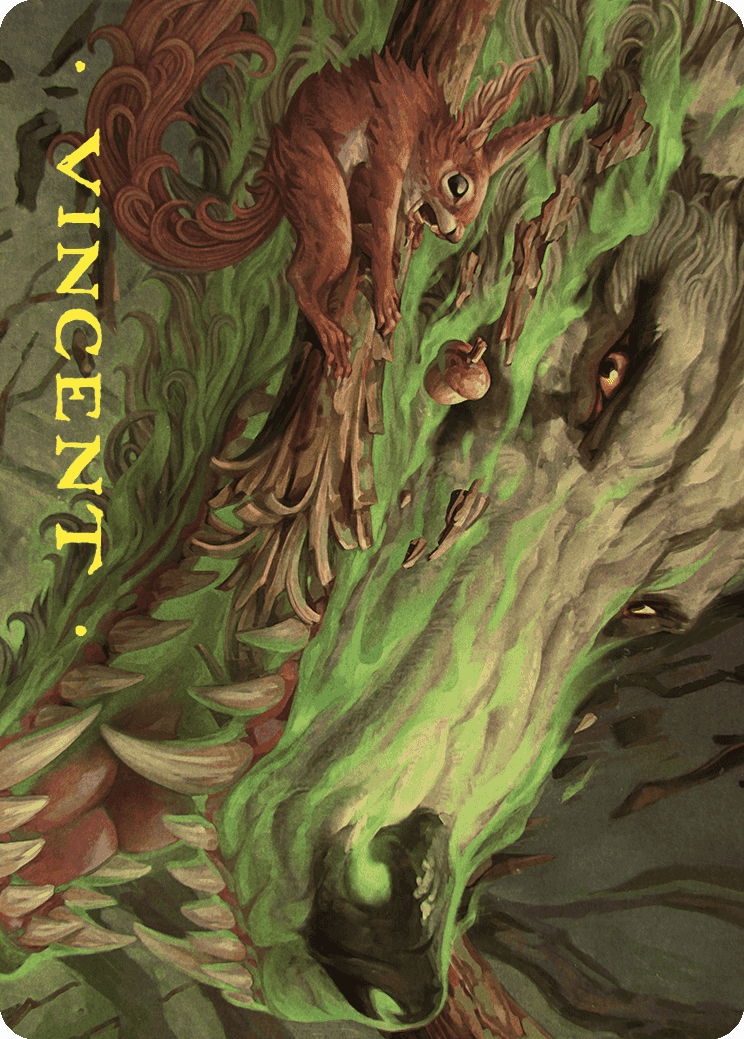 Leaping Ambush Art Card (Gold-Stamped Signature) [Wilds of Eldraine Art Series] | Gear Gaming Fayetteville