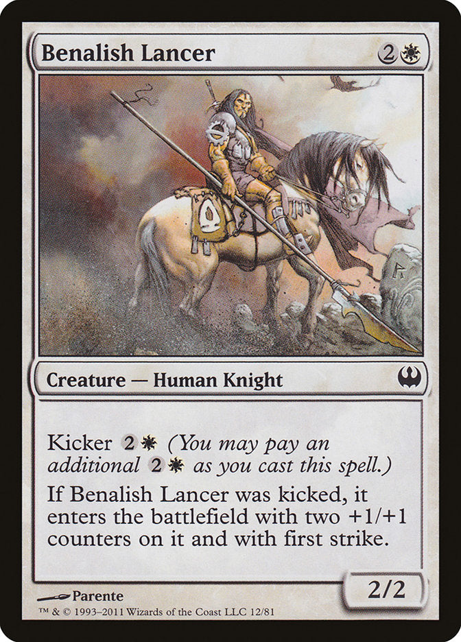 Benalish Lancer [Duel Decks: Knights vs. Dragons] | Gear Gaming Fayetteville