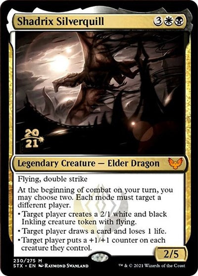 Shadrix Silverquill [Strixhaven: School of Mages Prerelease Promos] | Gear Gaming Fayetteville