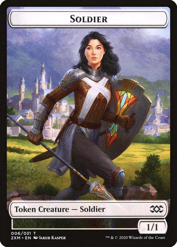 Copy // Soldier Double-Sided Token [Double Masters Tokens] | Gear Gaming Fayetteville