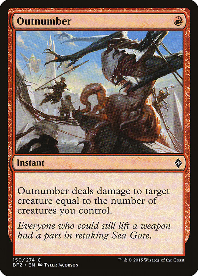 Outnumber [Battle for Zendikar] | Gear Gaming Fayetteville