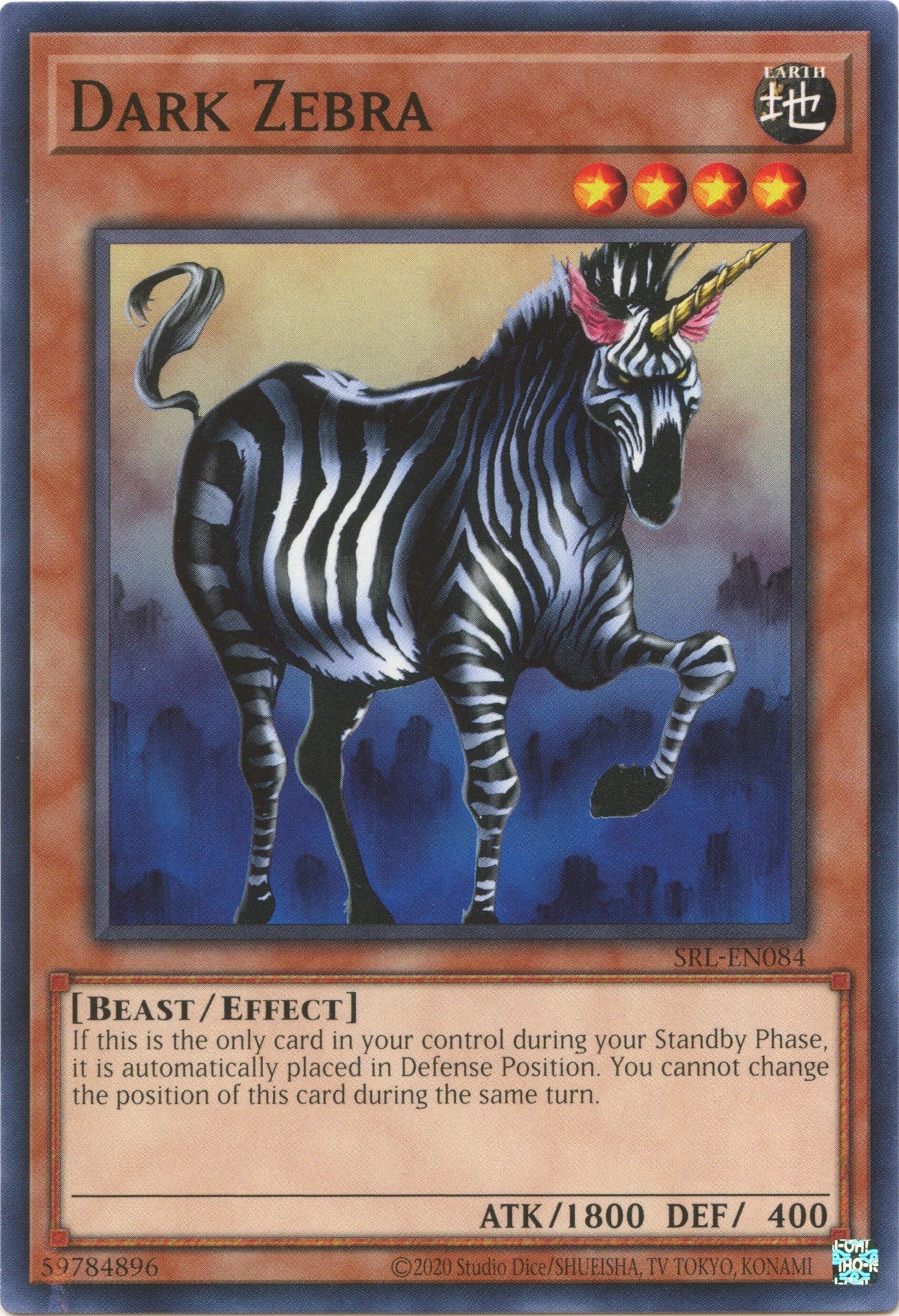 Dark Zebra (25th Anniversary) [SRL-EN084] Common | Gear Gaming Fayetteville