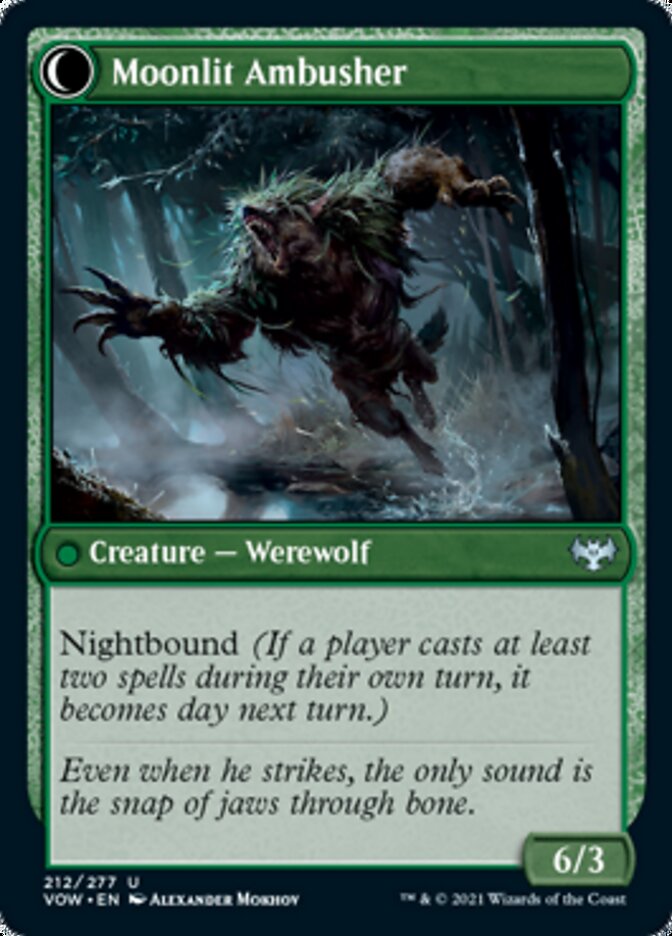 Oakshade Stalker // Moonlit Ambusher [Innistrad: Crimson Vow] | Gear Gaming Fayetteville