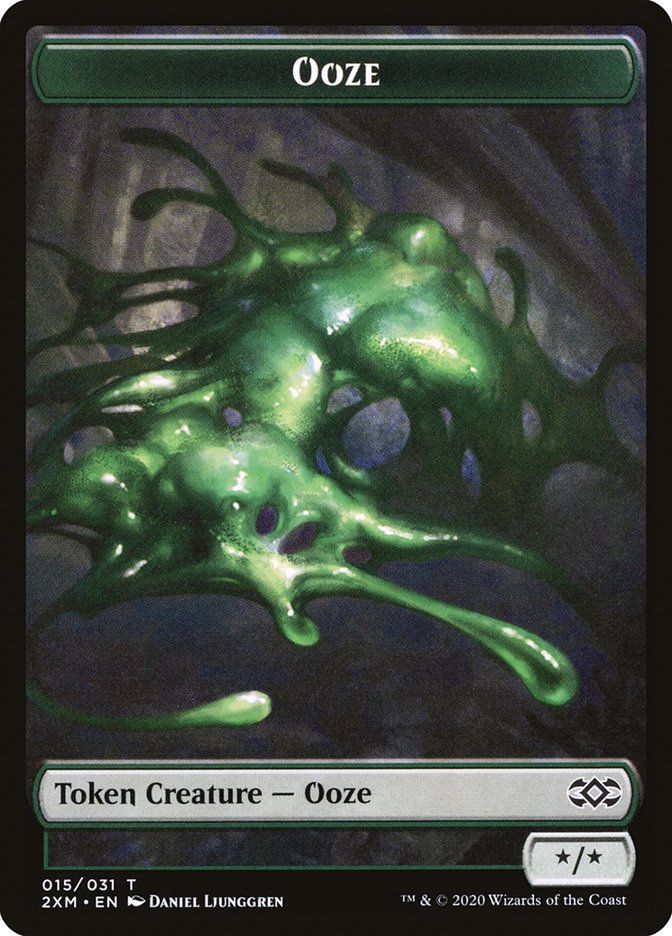 Germ // Ooze Double-Sided Token [Double Masters Tokens] | Gear Gaming Fayetteville