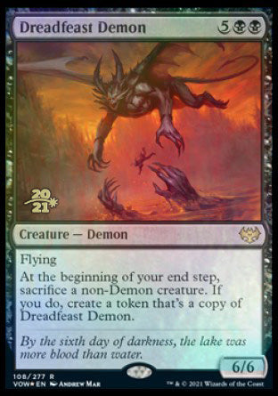 Dreadfeast Demon [Innistrad: Crimson Vow Prerelease Promos] | Gear Gaming Fayetteville