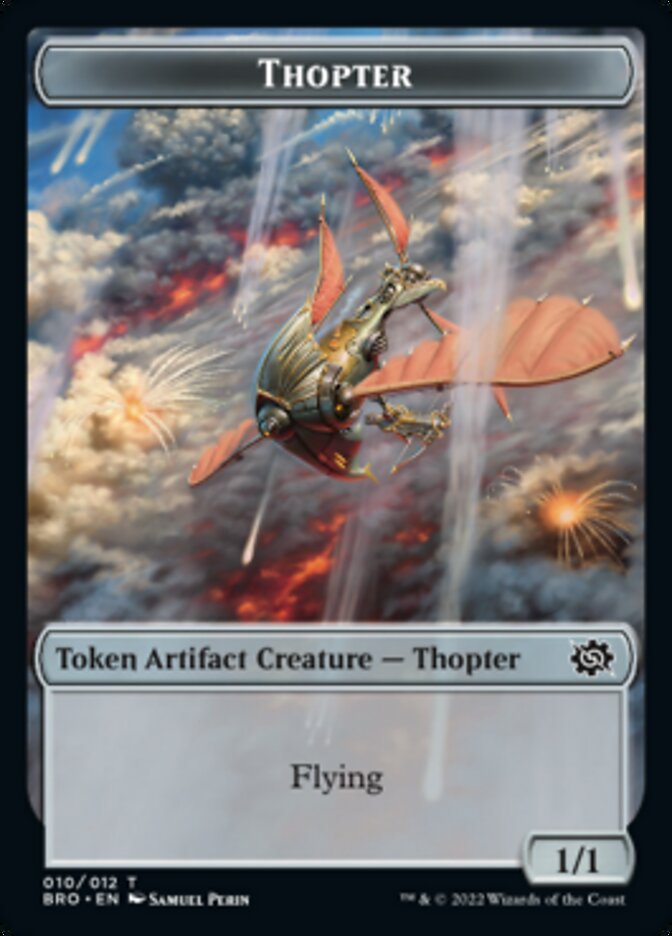 Thopter // Construct (005) Double-Sided Token [The Brothers' War Tokens] | Gear Gaming Fayetteville