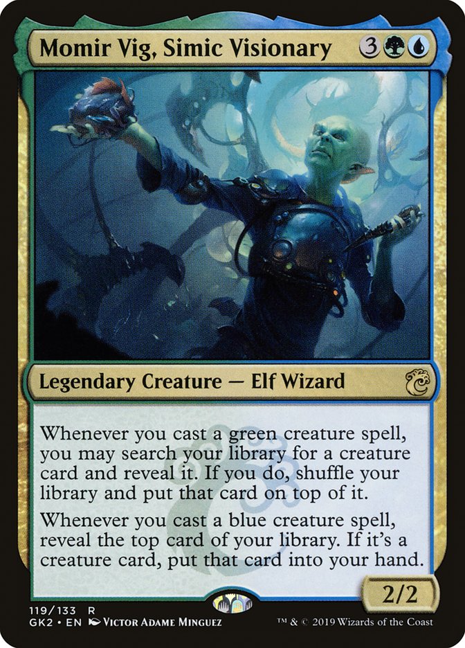 Momir Vig, Simic Visionary [Ravnica Allegiance Guild Kit] | Gear Gaming Fayetteville